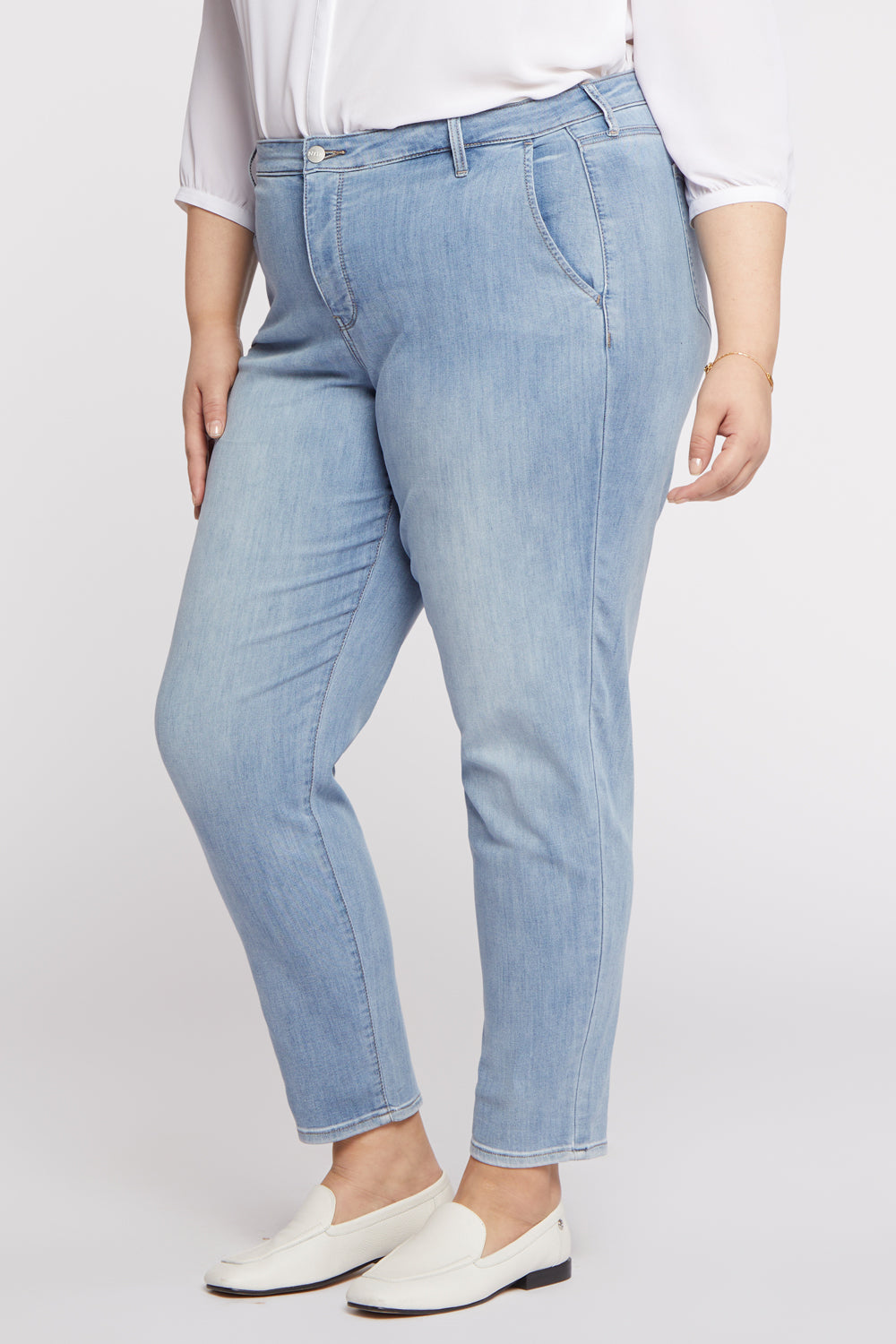 NYDJ Relaxed Tapered Jeans In Plus Size  - Surfside