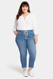 NYDJ Slim Jogger Ankle Pants In Plus Size With Roll Cuffs - Stunning