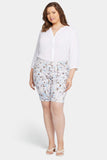 NYDJ Briella 11 Inch Denim Shorts In Plus Size  - Becca Bouquet