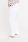 NYDJ Teresa Wide Leg Ankle Jeans in Plus Size  - Optic White
