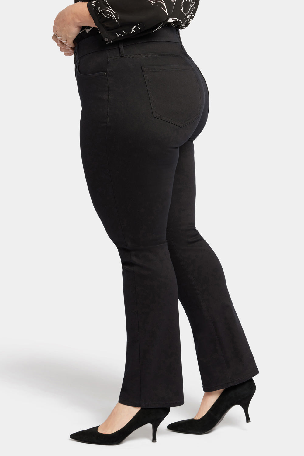 NYDJ Waist-Match™ Marilyn Straight Jeans In Plus Size  - Black