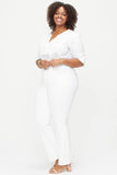 NYDJ Barbara Bootcut Jeans In Plus Size  - Optic White