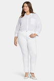 NYDJ Sheri Slim Jeans In Plus Size  - Optic White