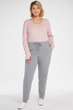 NYDJ Slim Jogger Pants In Plus Size Forever Comfort™ Collection - Light Heather Grey