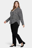 NYDJ Becky Blouse In Plus Size  - Dillon Dots