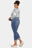 NYDJ Margot Girlfriend Jeans In Plus Size With Roll Cuffs - Caliente