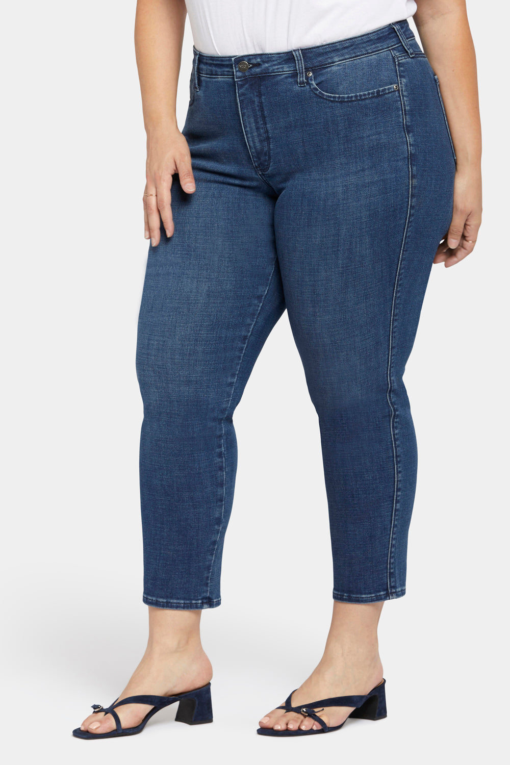 NYDJ Stella Tapered Ankle Jeans In Plus Size  - Rendezvous