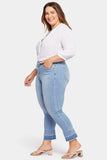 NYDJ Sheri Slim Ankle Jeans In Plus Size With Shadow Hems - Essence