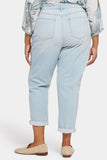 NYDJ Margot Girlfriend Jeans In Plus Size With Roll Cuffs - Dunes