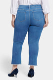 NYDJ Barbara Bootcut Ankle Jeans In Plus Size With Frayed Hems - Fairmont