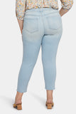 NYDJ Alina Skinny Ankle Jeans In Plus Size With Raw Hems - Dunes