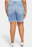NYDJ Boyfriend Denim Shorts In Plus Size With Frayed Hems - Quinta