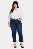 NYDJ Barbara Bootcut Ankle Jeans In Plus Size With Frayed Hems - Northbridge