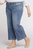NYDJ Teresa Wide Leg Ankle Jeans In Plus Size With Contoured Inseams - Loire