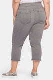 NYDJ Dakota Crop Pull-On Jeans In Plus Size In SpanSpring™ Denim With Side Slits - Palmas