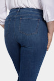 NYDJ Marilyn Straight Jeans In Plus Size With High Rise And 31" Inseam - Gold Coast