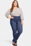 NYDJ Marilyn Straight Pull-On Jeans In Plus Size In SpanSpring™ Denim - Blue Star