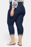 NYDJ Chloe Capri Jeans In Plus Size With Cuffs - Mystique