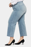 NYDJ Teresa Wide Leg Ankle Jeans In Plus Size  - Thistle Falls