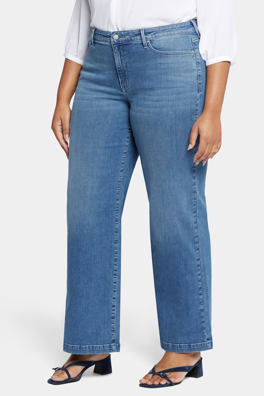 NYDJ Teresa Wide Leg Jeans In Plus Size  - Sweetbay