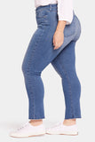 NYDJ Sheri Slim Ankle Jeans In Plus Size With Frayed Hems - Sweetbay