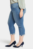 NYDJ Chloe Capri Jeans In Plus Size With Cuffs - Stargazer