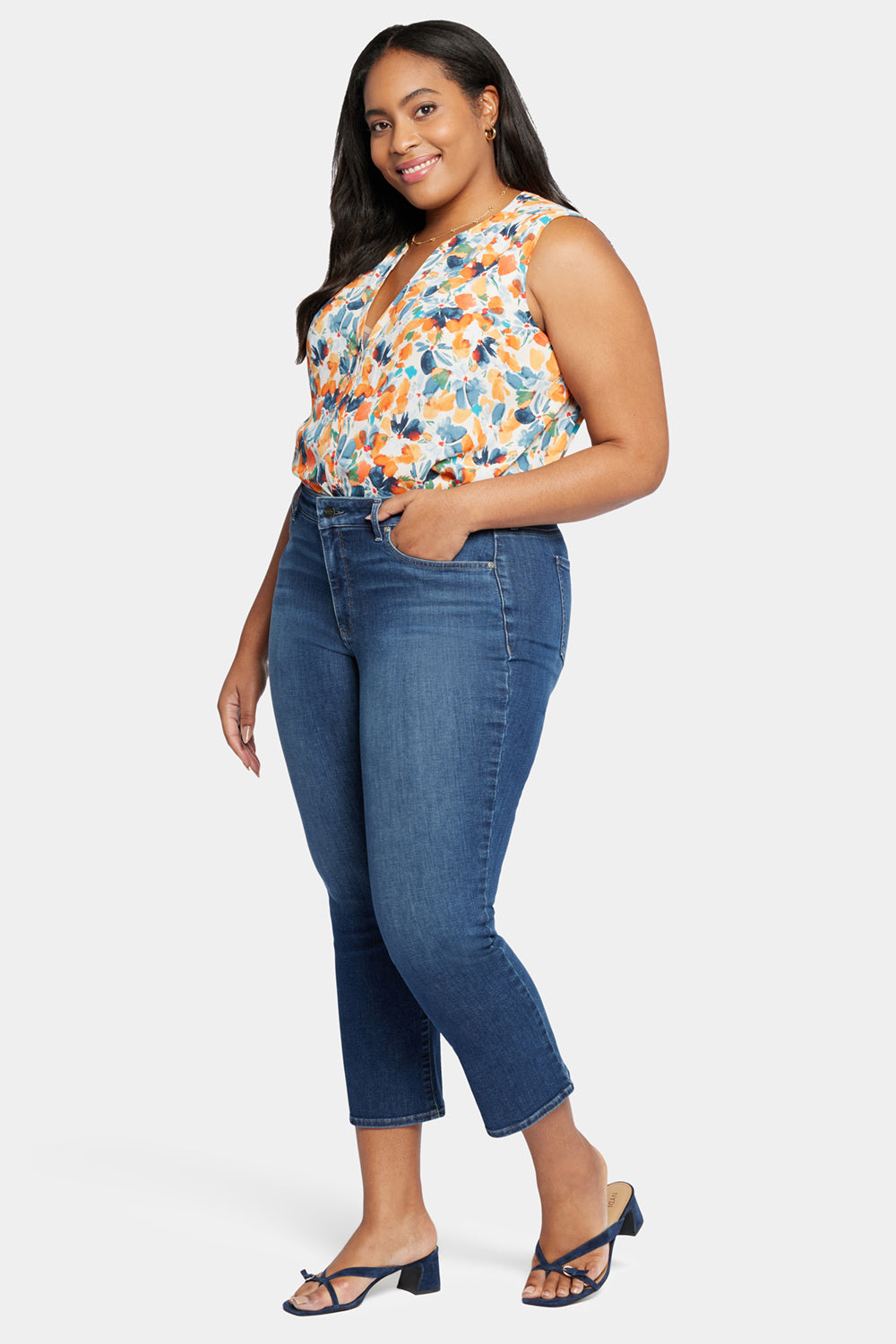 NYDJ Marilyn Straight Ankle Jeans In Plus Size  - Dimension