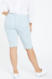 NYDJ Capri Jeans In Plus Size With Riveted Side Slits - Rena Stripe