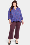 NYDJ Pintuck Blouse In Plus Size  - Daphnedale