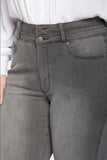 NYDJ Ava Flared Jeans In Plus Size With High Rise And Paneled Waistband - Smokey Mountain