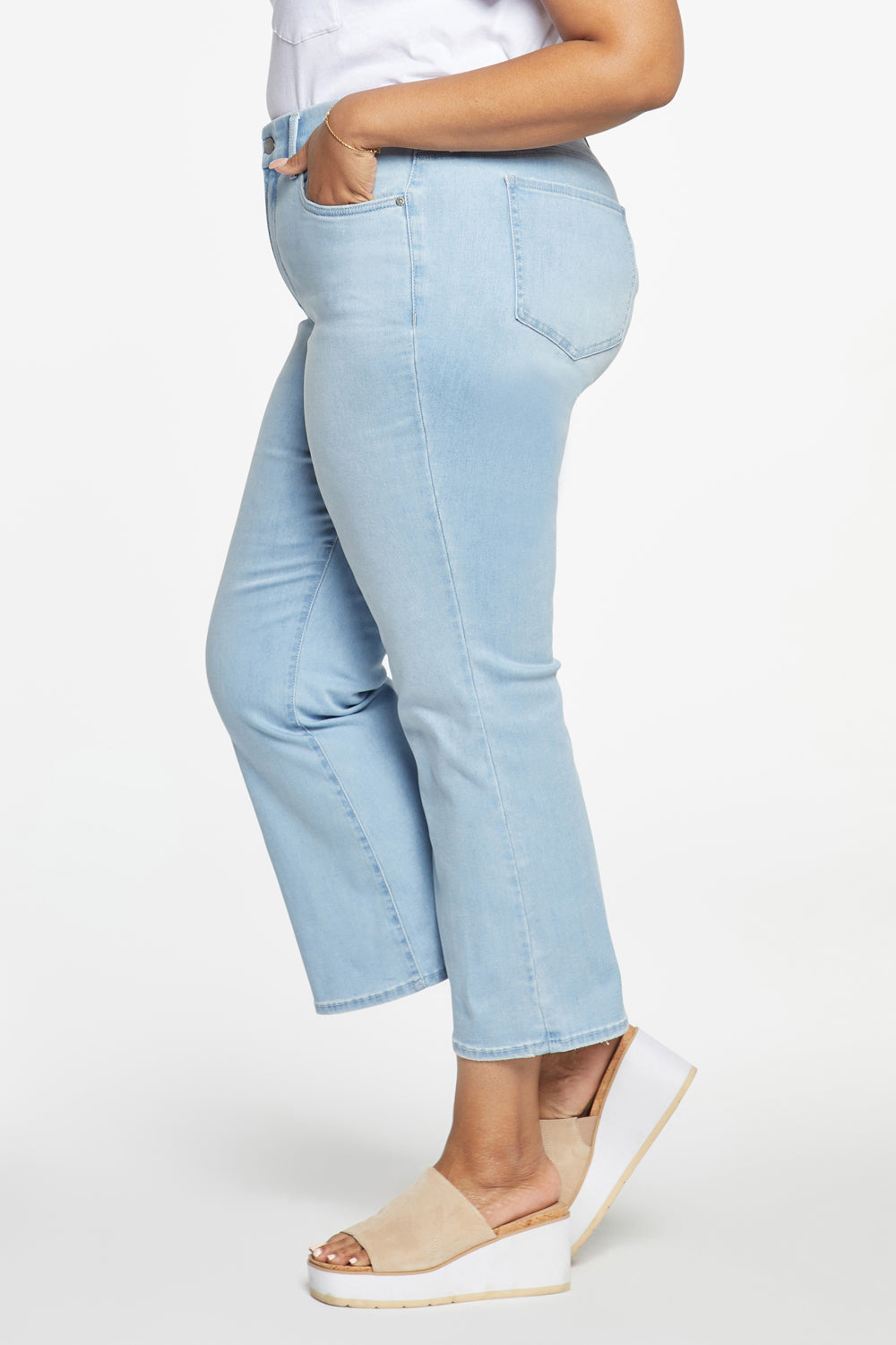 NYDJ Waist-Match™ Relaxed Flared Jeans In Plus Size  - Hollander