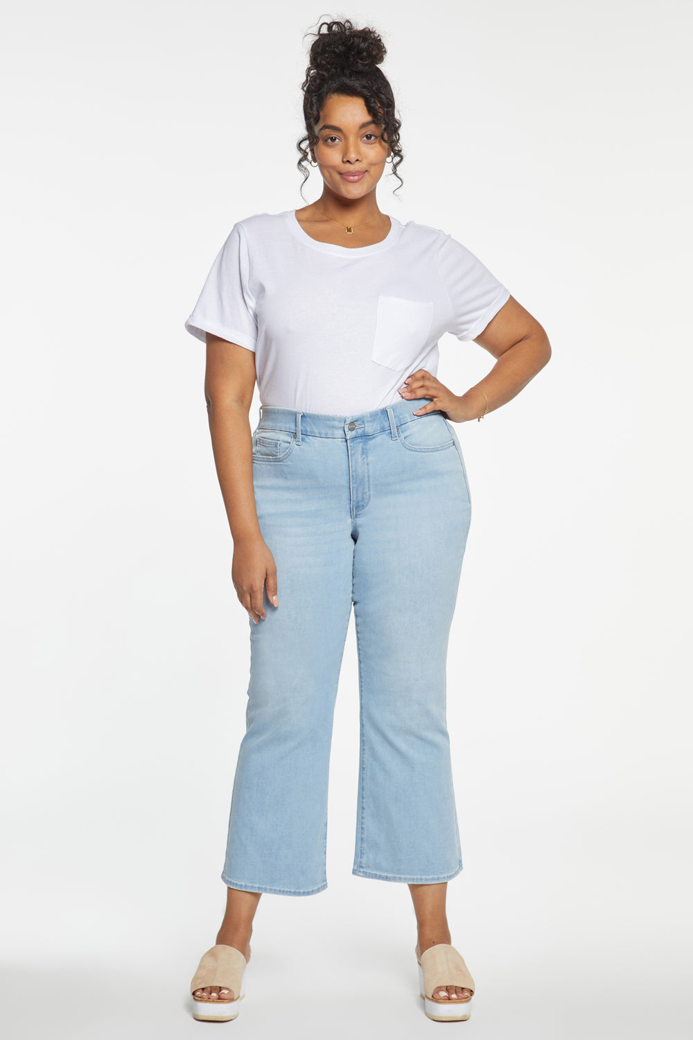 NYDJ Waist-Match™ Relaxed Flared Jeans In Plus Size  - Hollander