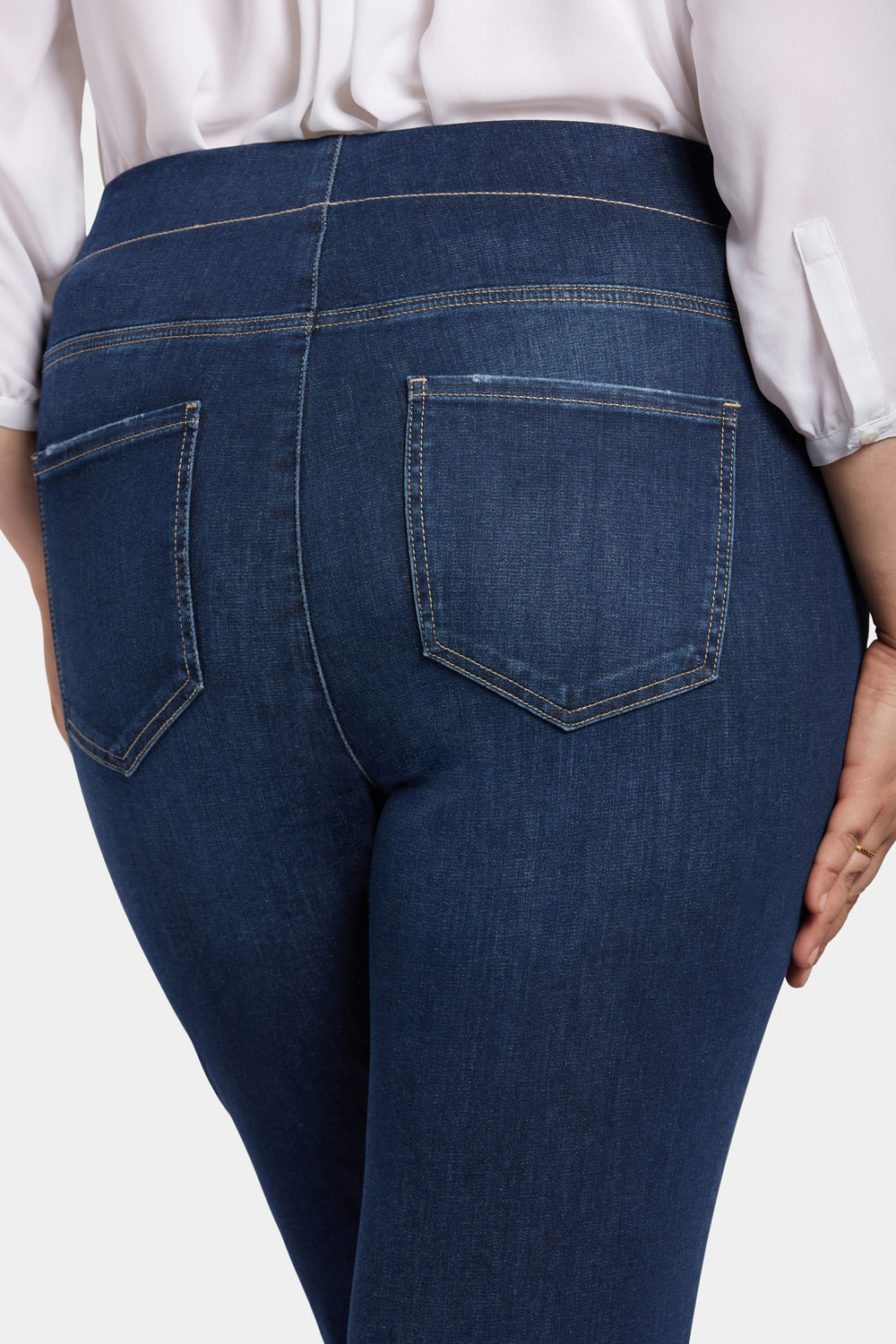 NYDJ Pull-On Straight Jeans In Plus Size  - Wonderland