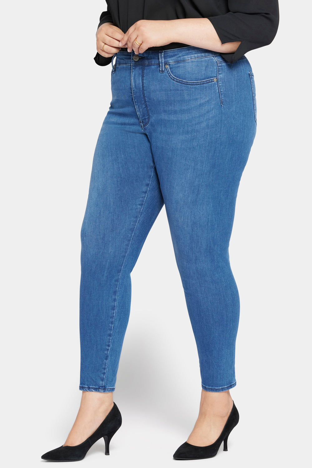 NYDJ Le Silhouette Ami Skinny Jeans In Plus Size With High Rise  - Amour