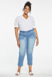 NYDJ Waist-Match™ Marilyn Straight Ankle Jeans In Plus Size With Patch Pockets And Button Fly - Everly
