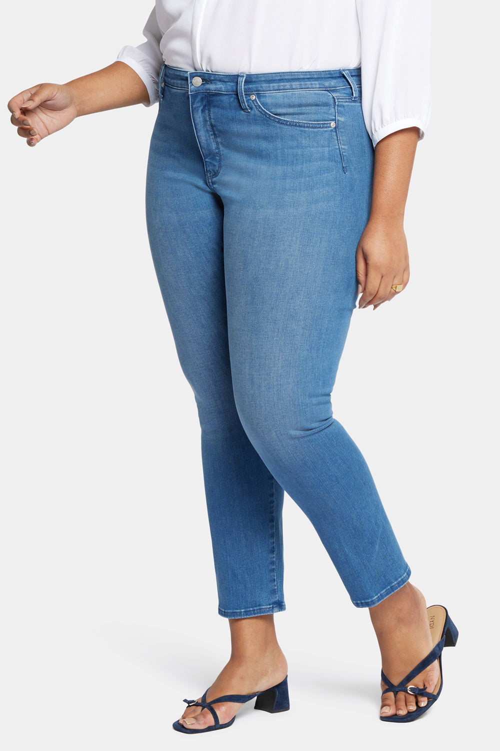 NYDJ Le Silhouette Sheri Slim Jeans In Plus Size  - Stunning