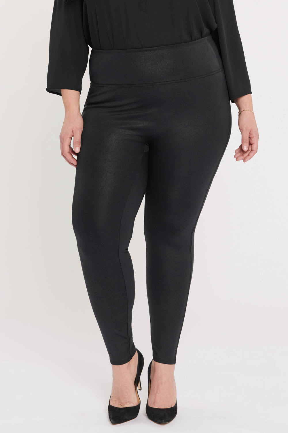 Pull-On Skinny Legging Pants In Plus Size Sculpt-Her™ Collection - Jet ...