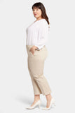 NYDJ Piper Trouser Pants In Plus Size In Stretch Twill - Feather