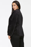 NYDJ Blazer Jacket In Plus Size  - Black